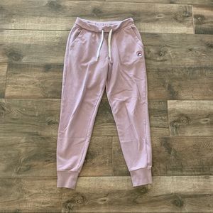 Pink Fila sweatpants